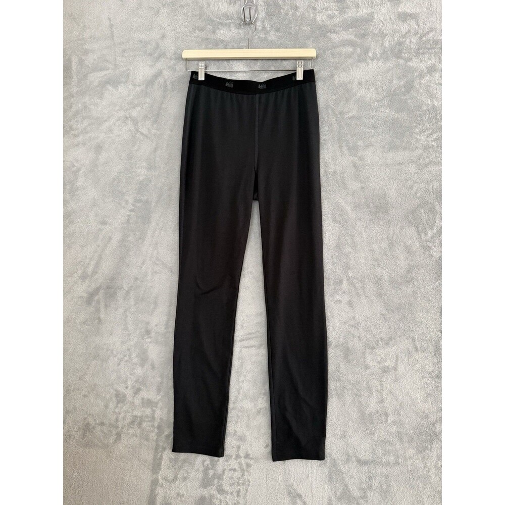 REI Co-op Kids XL 18 Black Midweight Base Layer Thermal Leggings 208455